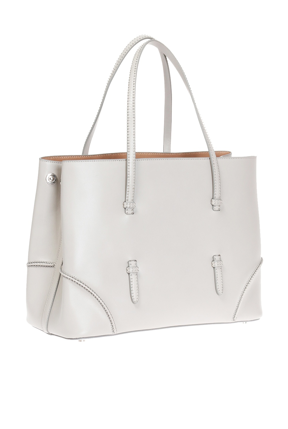 Alaia multi-pocket laptop White bag Green